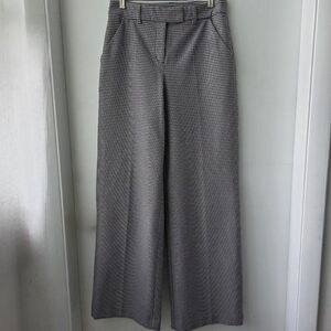 Express Black and White Checkered Wide Leg Pants